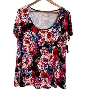 Torrid Floral Swing Tee